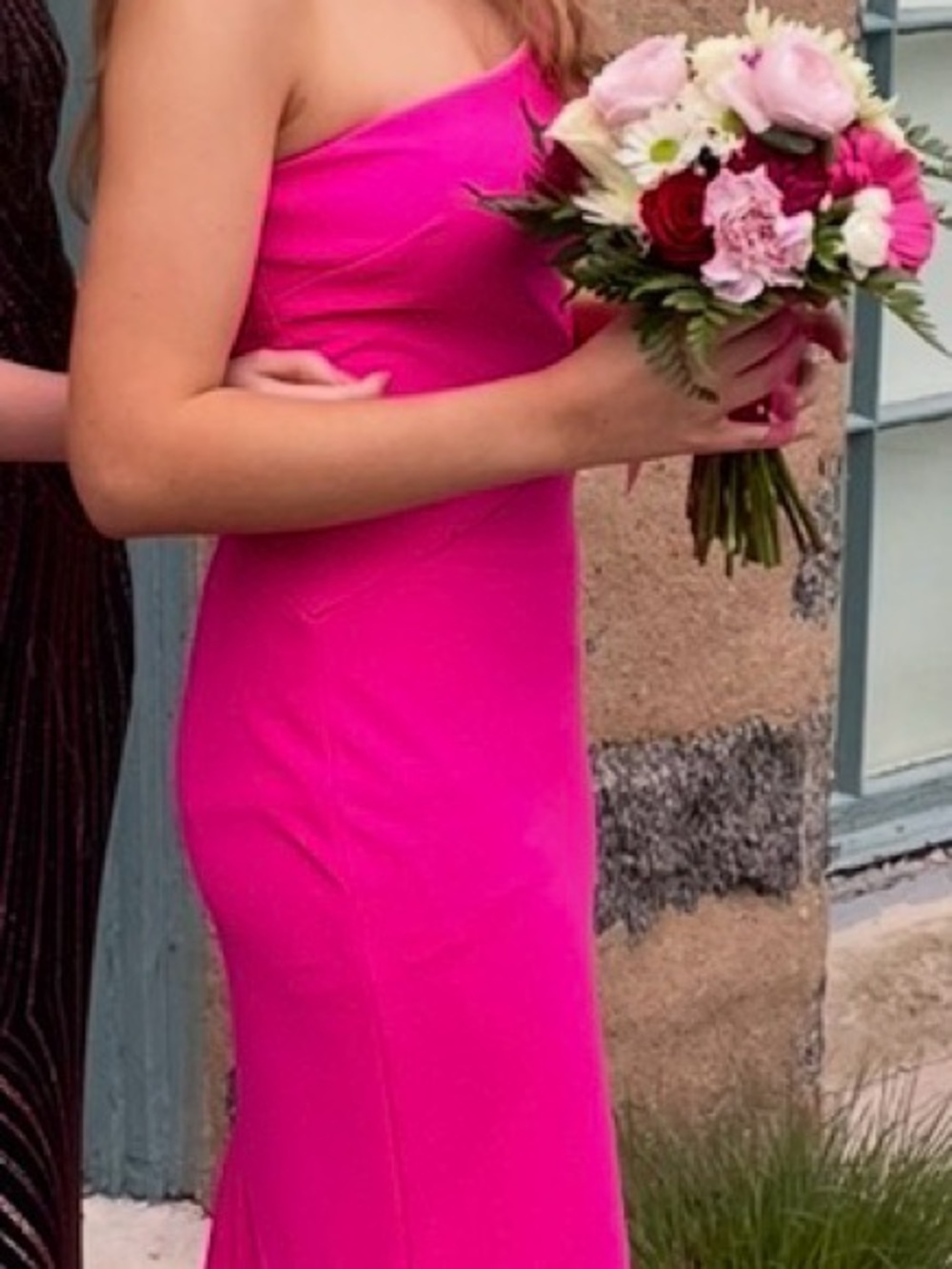 Betsy & Adam Fuchsia Dress